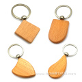 Wooden Key Tag with Split Ring